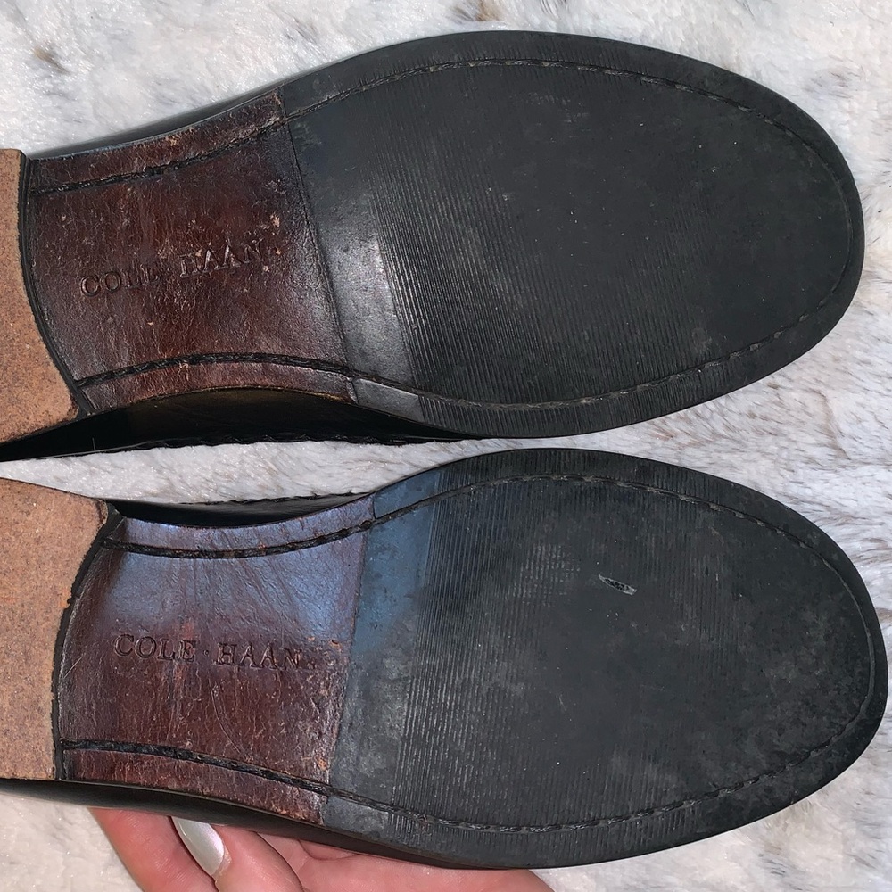 Vintage? Women’s Cole Haan Brown & Black Leather Loafers - Picture 16 of 16